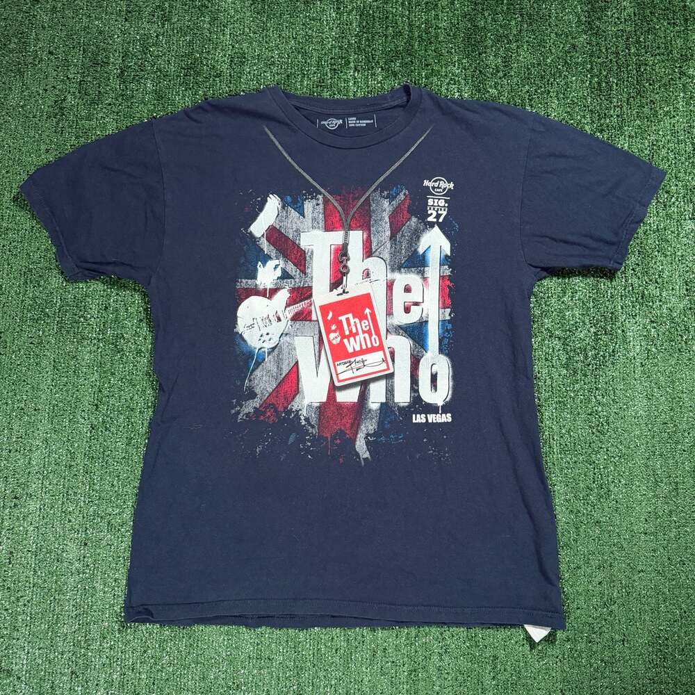 Hard Rock Cafe Sig Series 27 The Who Thats Who T-Shirt Adult Large Band Tee